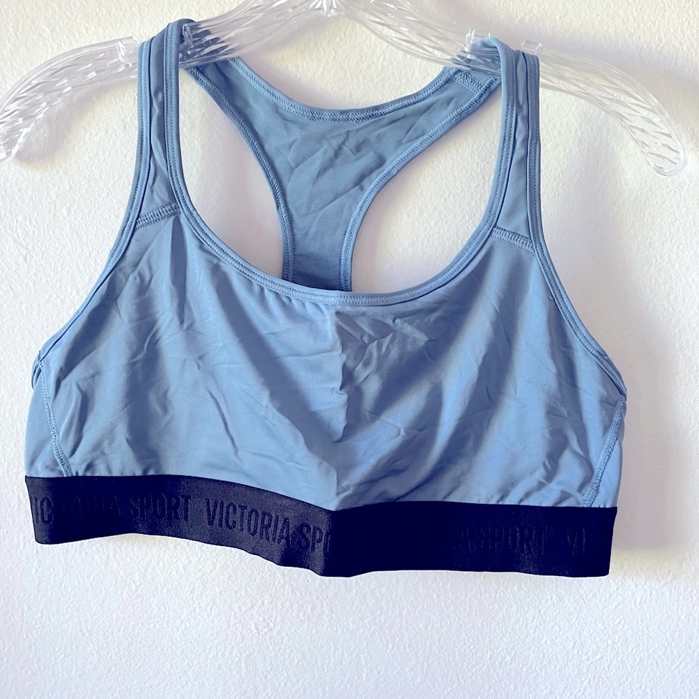VS Sport Blue Racerback Sports Bra Size XL